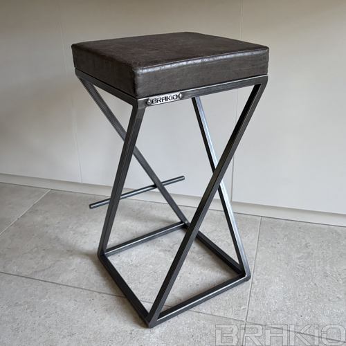 Tabouret de bar gris