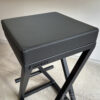 Tabouret coussin noir