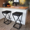 Tabouret de cuisine noir
